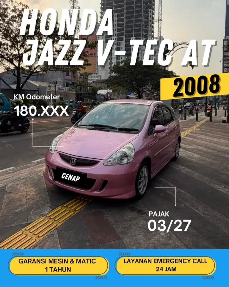 HONDA JAZZ VTEC AT MATIC 2008 GENAP