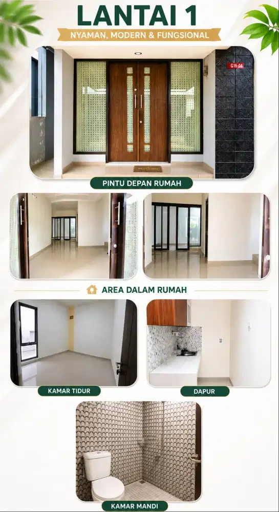 Rumah Dikontrakkan 2 Lantai di Pamulang Park Residence (PPR)