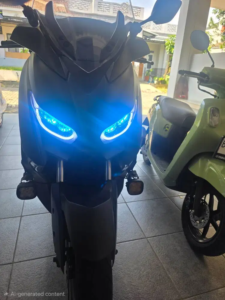 Bismillah dijual Xmax 2022 warna biru, apa adanya