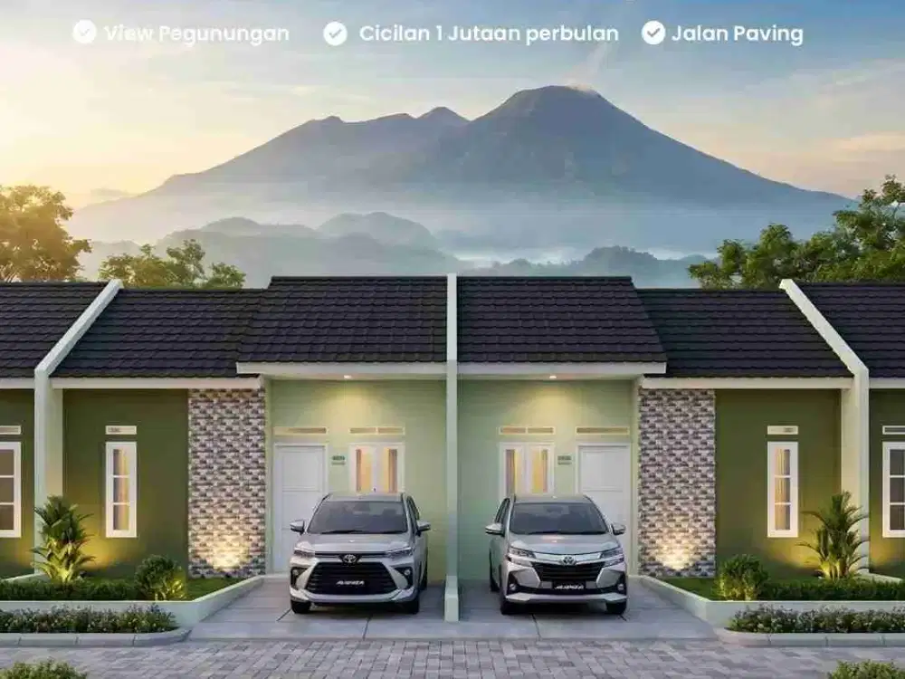 Rumah Subsidi Strategis, Cicilan 1 Jutaan Perbulan, DP All In hanya 3 Juta Sampai serah terima kunci.