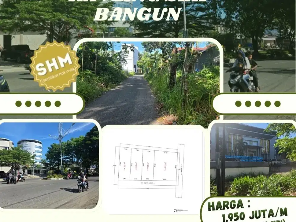 COMING SOON KAVLING LUAS 275 M² – SHM DILOKASI PANGO RAYA