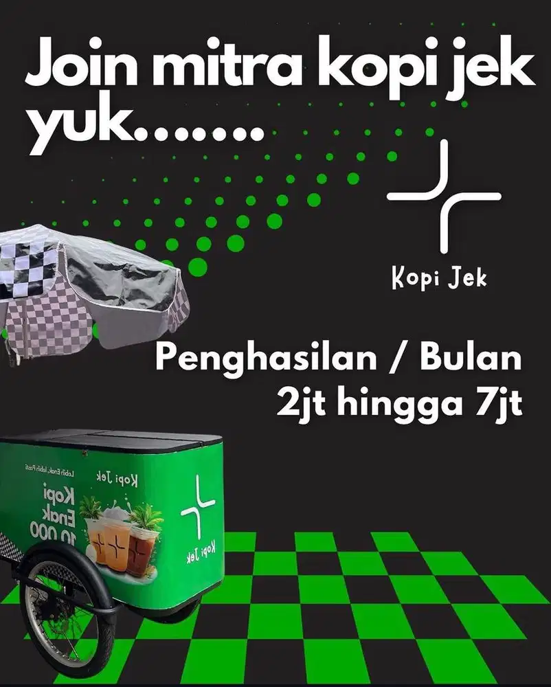 DICARI SEGERA MITRA KOPI JEK COFFEESHOP KELILING