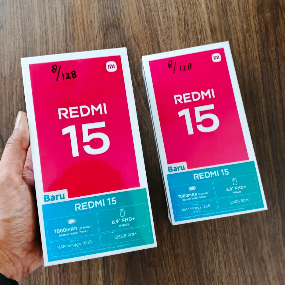 Promo REDMI 15 [8/128 GB || 8/256 GB] Original Garansi Resmi