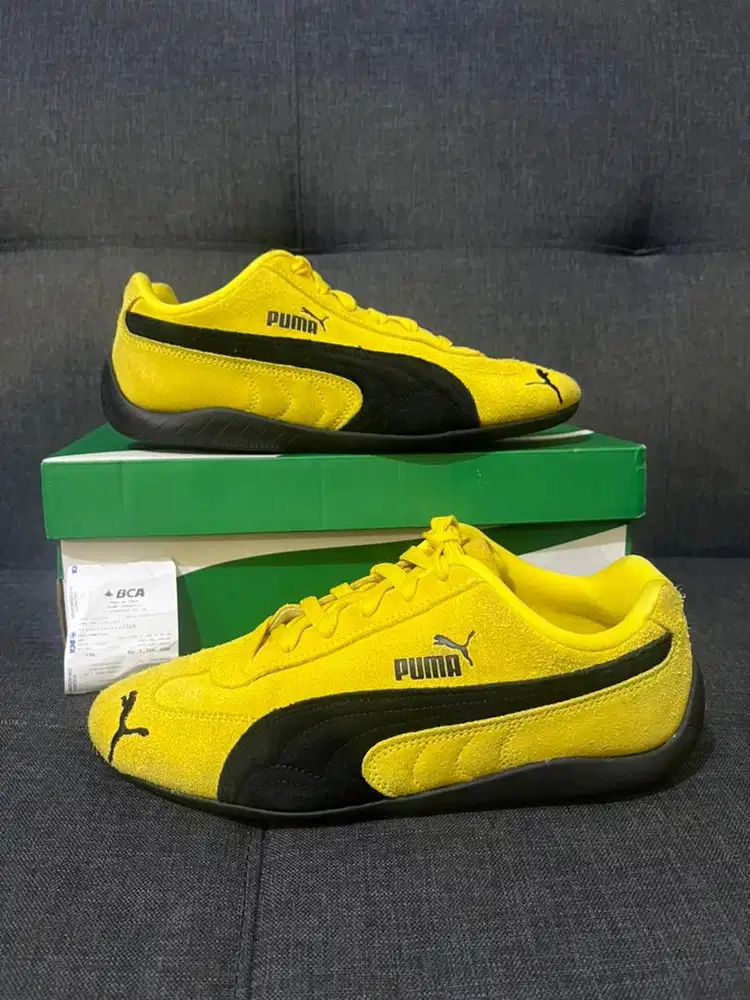 Sepatu Puma Speedcat Yellow Black Size 40,5