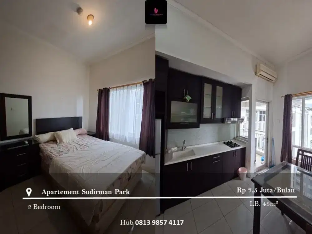Disewakan Apartement Sudirman Park Low Floor 2BR Fully Furnished