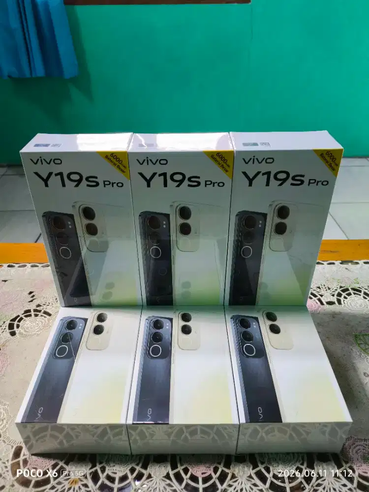 Vivo y19s pro 4/128 4/64 baru dan segel murah