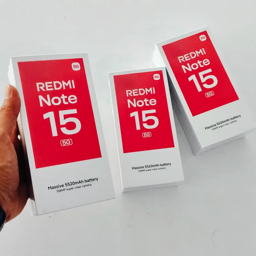 Promo REDMI NOTE 15 5G [8/256 GB || 12/512 GB] Original Garansi Resmi