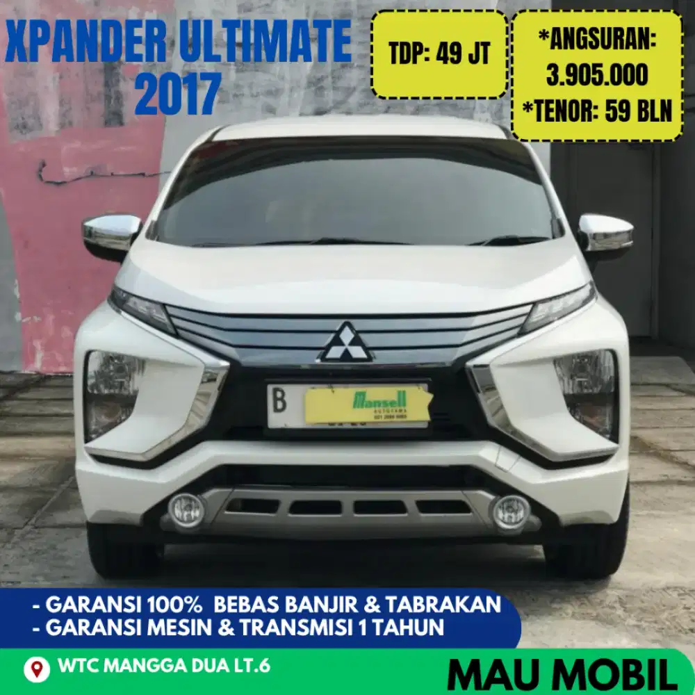 Xpander Ultimate 2017/2018/2019 Putih, KM 90rb