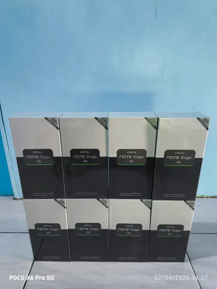 Infinix note edge 5G 8/256 8/128 baru dan segel murah