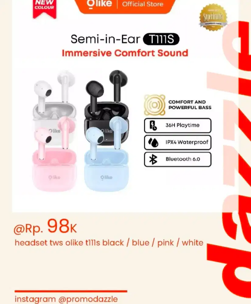 Tws bluetooth Olike T111S