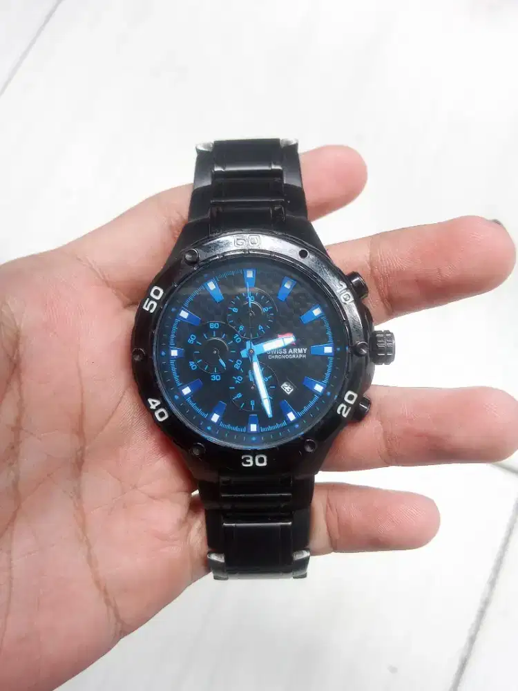 Swiss army chronoghrap besar