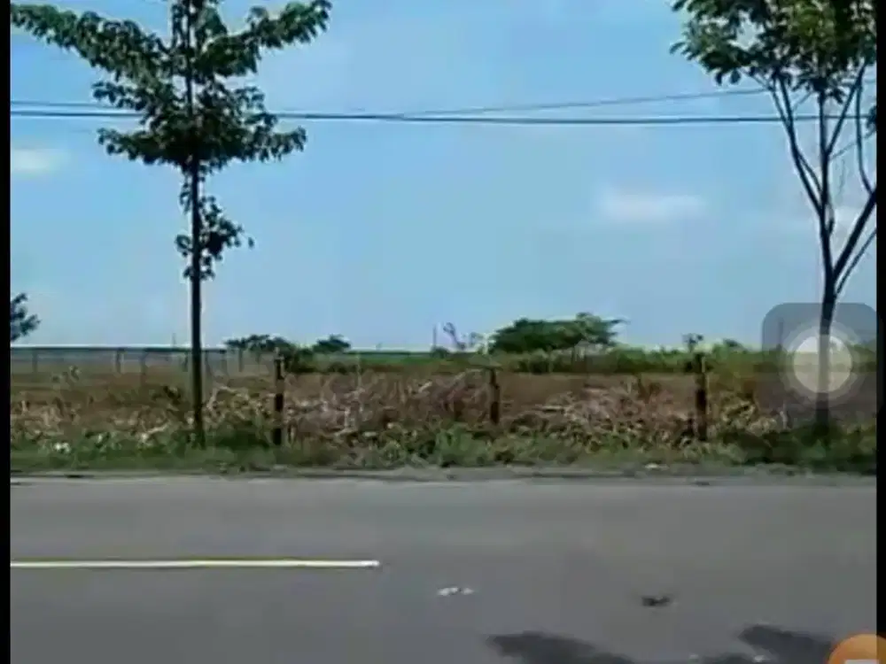Lahan industri nempel jalan provinsi Widang Tuban