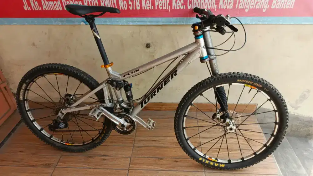 Mtb langka Turner flux lefty slx 2 x 10 speed
