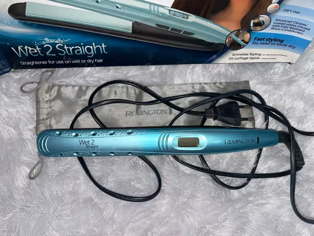 Remington Catokan Pelurus Rambut Wet 2 Straight S7300