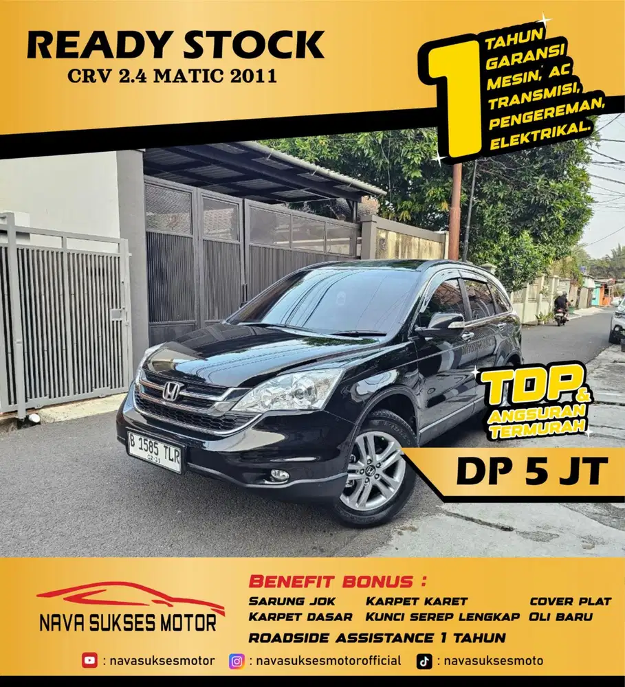 TDP 5 JUTA - CRV 2.4 2011