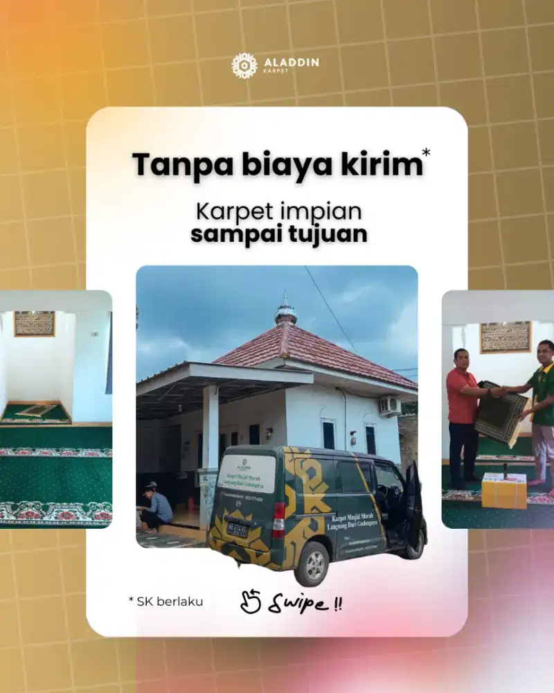 Toko karpet terbanyak cabangnya di Indonesia, Aladdin Karpet Madiun