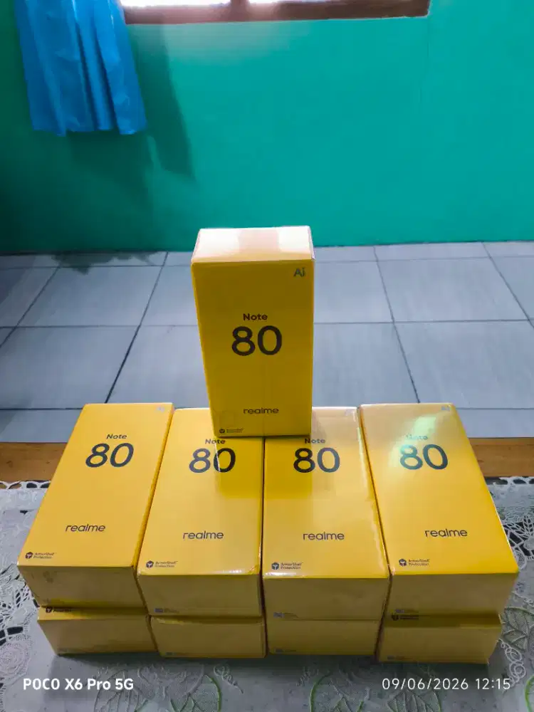 Realme note 80 4/64 baru dan segel murah