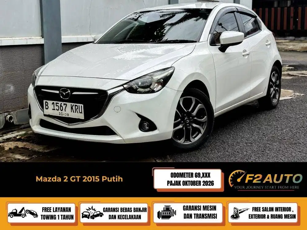 Mazda 2 GT AT 2015 Putih