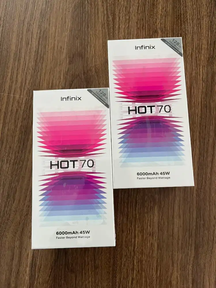Infinix Hot 70 6/256 GB New Segel Garansi Resmi 12 Bulan Promo