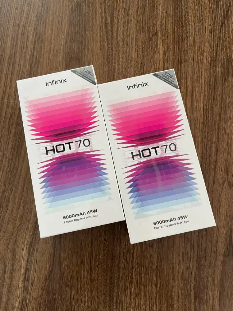 Infinix Hot 70 6/256 GB New Segel Garansi Resmi 12 Bulan Promo