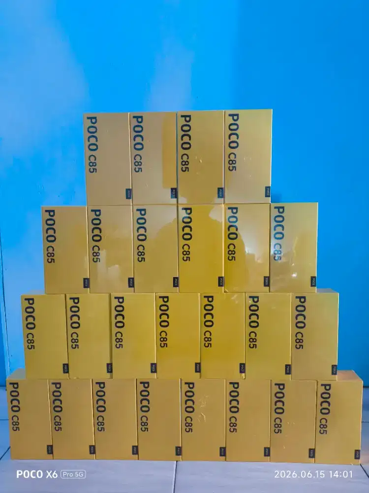 Poco c85 8/256 6/128 baru dan segel murah