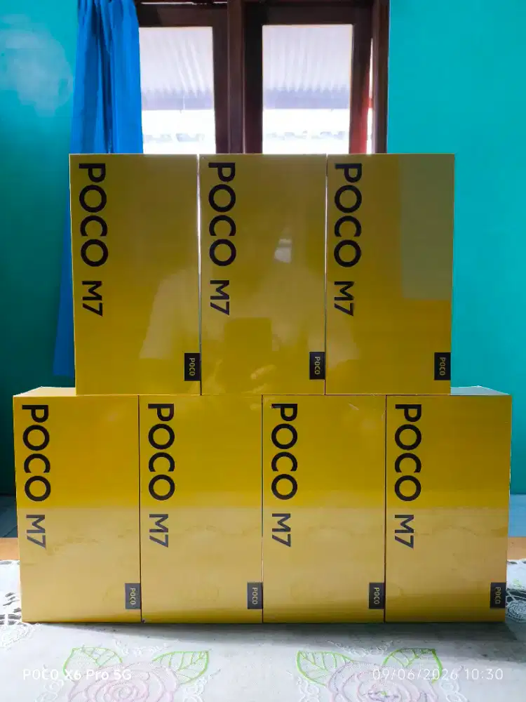 Poco m7 8/256 baru dan segel murah