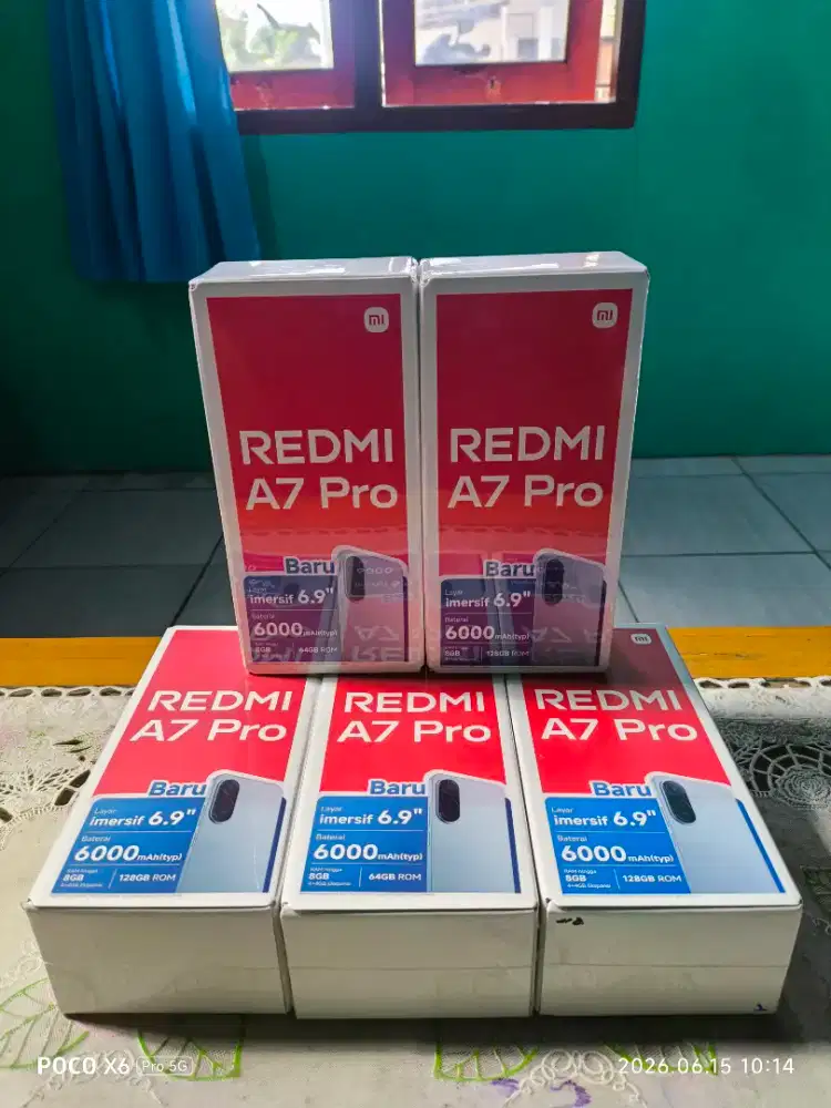 Redmi a7 pro 4/128 4/64 baru dan segel murah