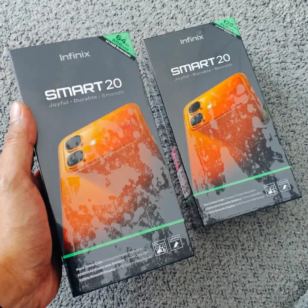 Promo INFINIX SMART 20 [ 4/128 GB || 4/64 GB ] Original Garansi Resmi
