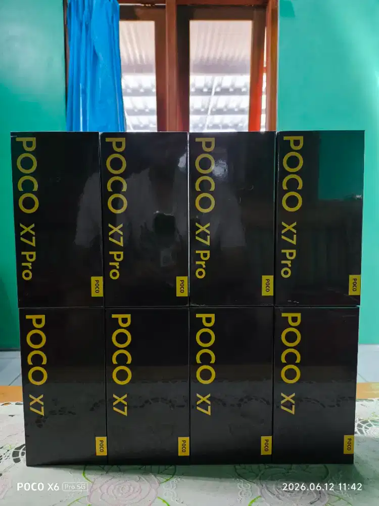 Poco x7 pro 12/512 poco x7 12/512 baru dan segel murah