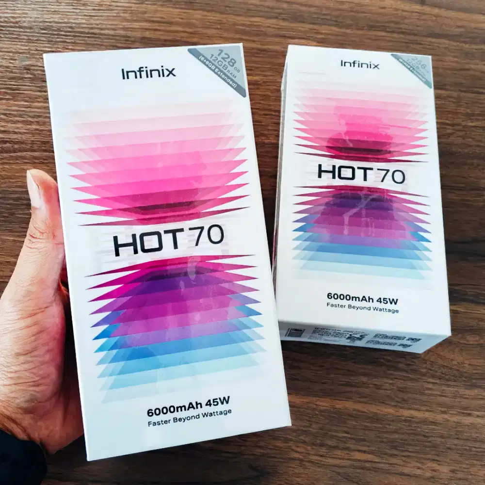 Promo INFINIX HOT 70 [ 4/128 GB || 8/128 GB ] Original Garansi Resmi