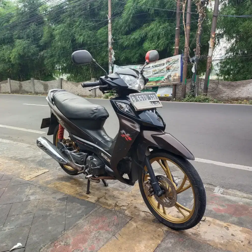 Suzuki Shogun 2008 Mesin Aluss Lengkap Bagus