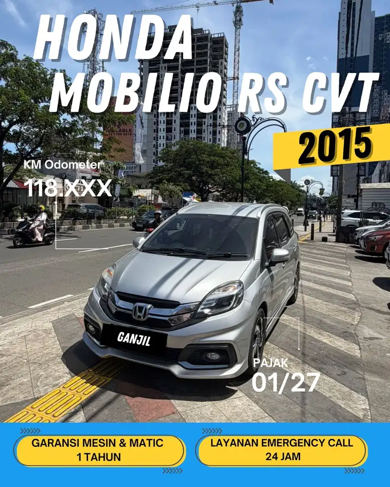 HONDA MOBILIO RS CVT MATIC 2015 GANJIL