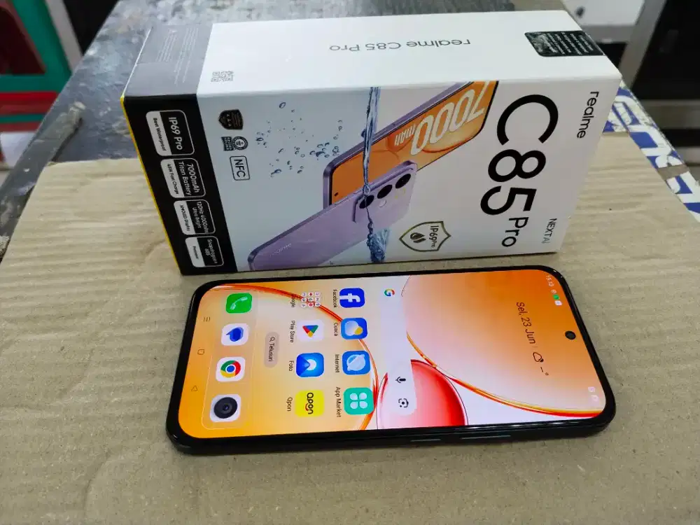 Realme C85 NFC ram 8/256 gb mulus sperti Baru Fulset