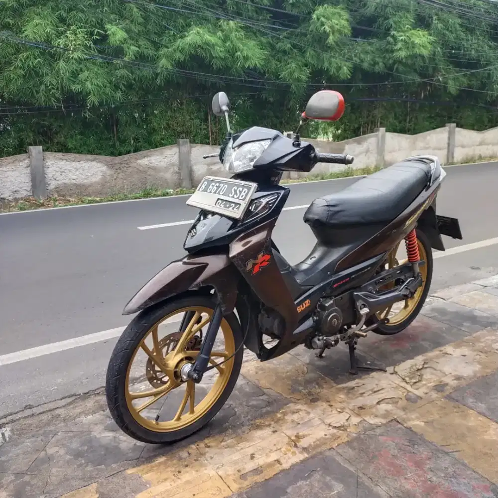 Suzuki Shogun 2008 Bagus lengkap Mesin Cakep