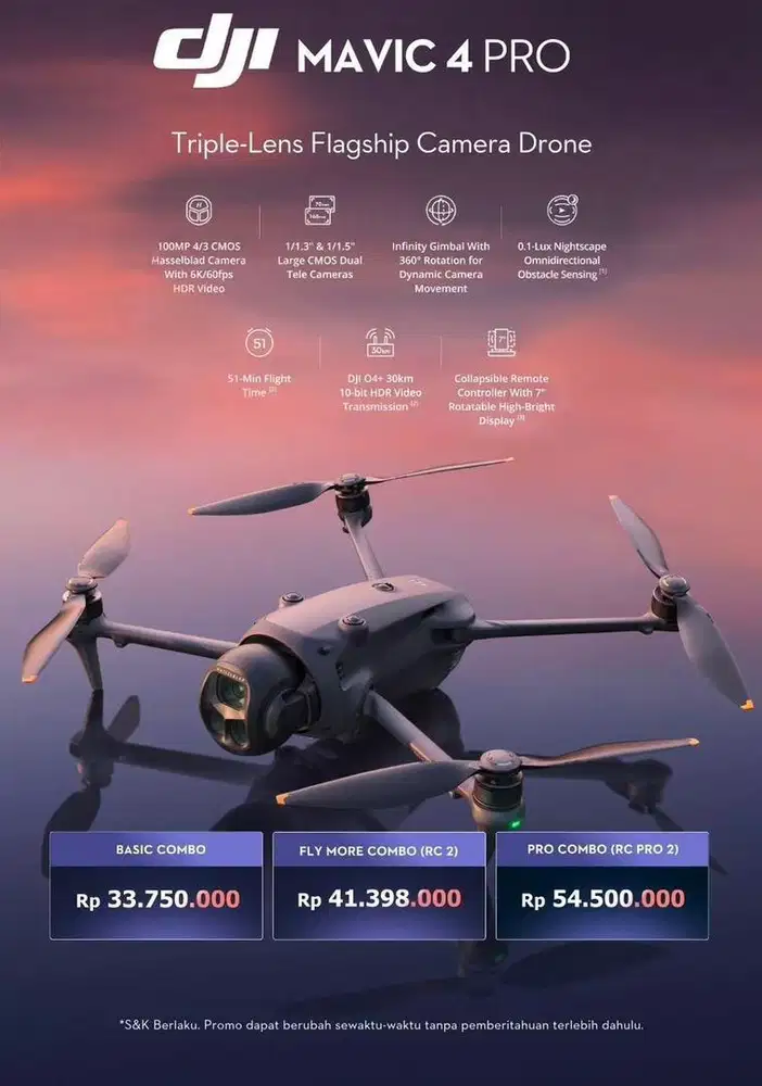 READY STOK DJI MAVIC 4 PRO