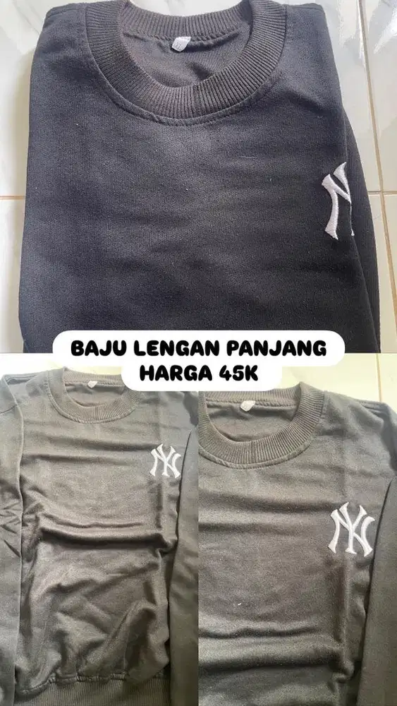 Switer /baju lengan panjang