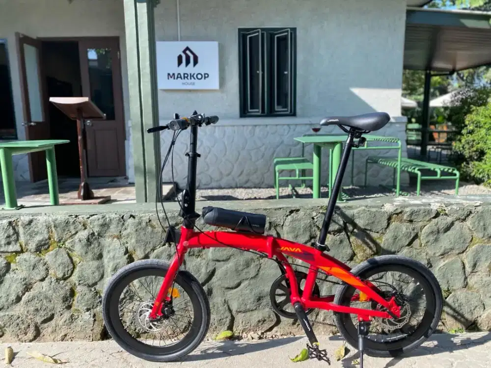 Sepeda Lipat Java Alloy  Rem Hidrolik Like New Baru 3 kali pakai