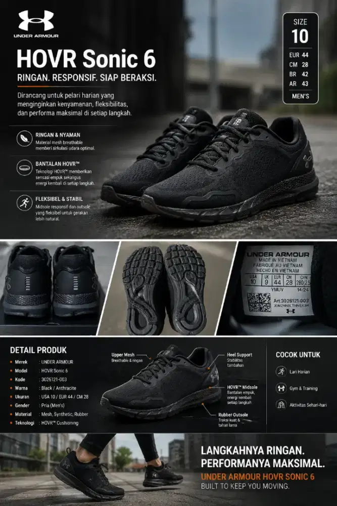 Under Armour HOVR Sonic 6