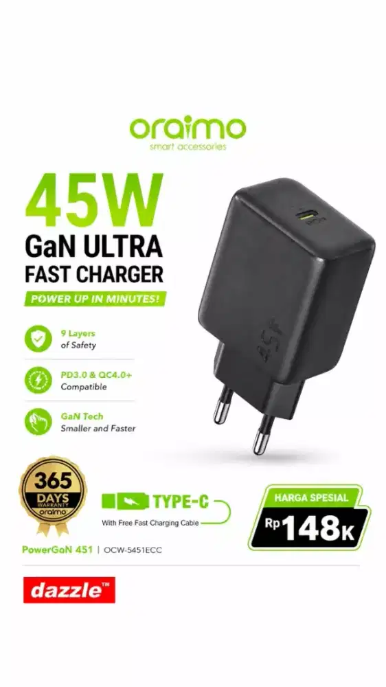 Tc oraimo ocw 5451ECC black