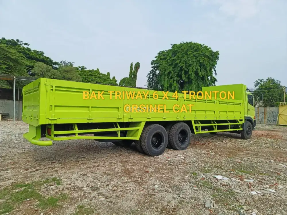 HINO LOHAN FM260JW ASLI LONG BAK TRIWAY TRONTON ISTIMEWA SEKALI