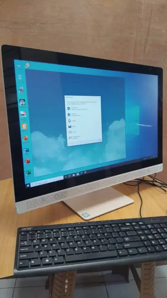 PC ALL IN ONE HP, Intel i7 Gen 7700, Layar 24, Ram 8gb DDR4,SSD 256gb