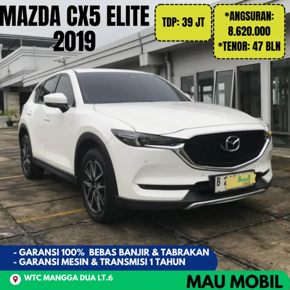 KM 55rb, Mazda CX5 Elite 2019/2020 Putih