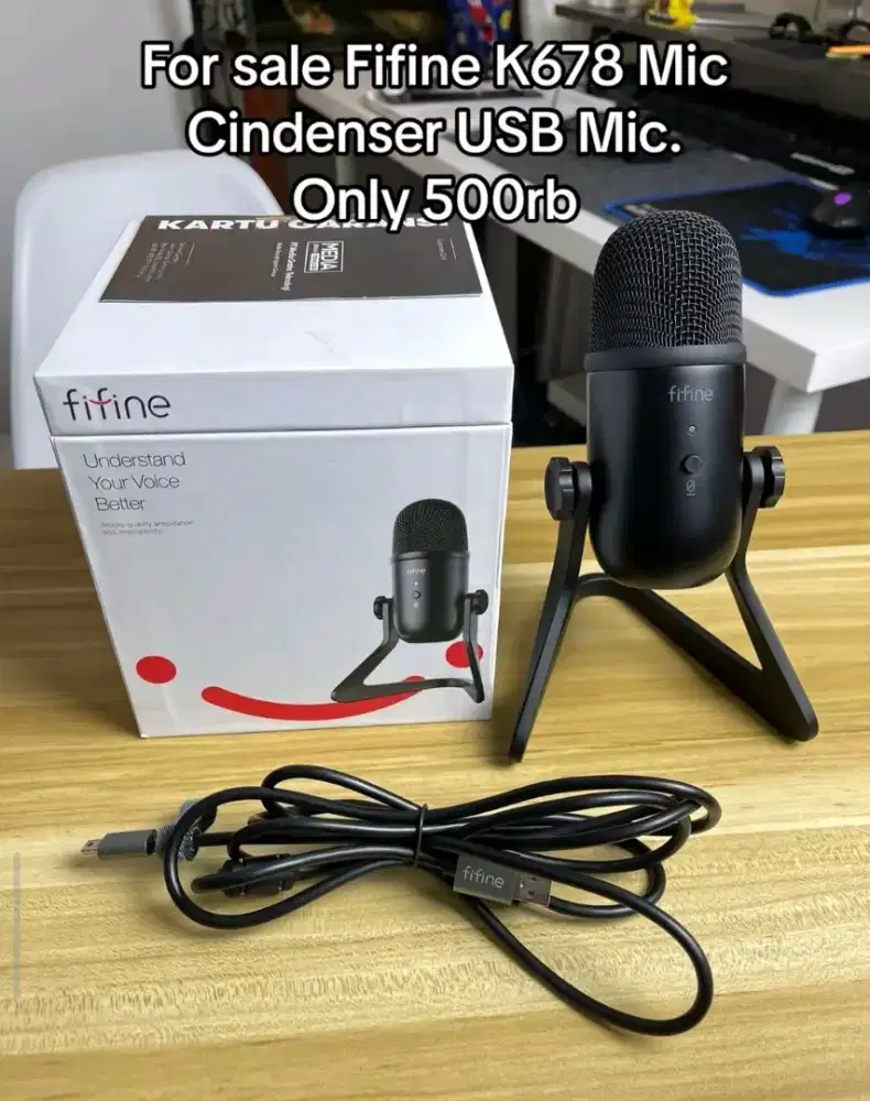 Mikrofon untuk podcast ( mic)