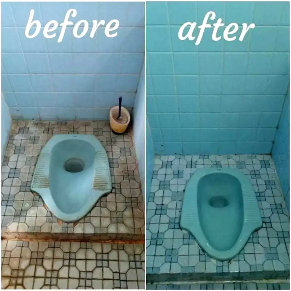 Kondisi kamar mandi kotor dan berkerak
