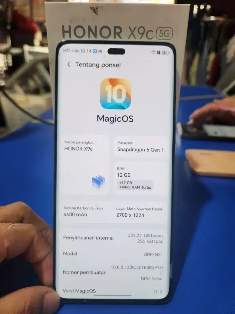 Honor X9C 5G 12/256 baterai 6600mah ori