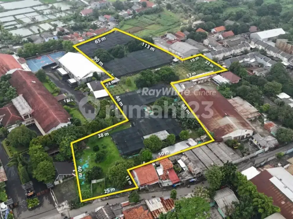 Lahan Strategis di Pondok Cabe dengan Luas 1,36 Hektar, Status SHM