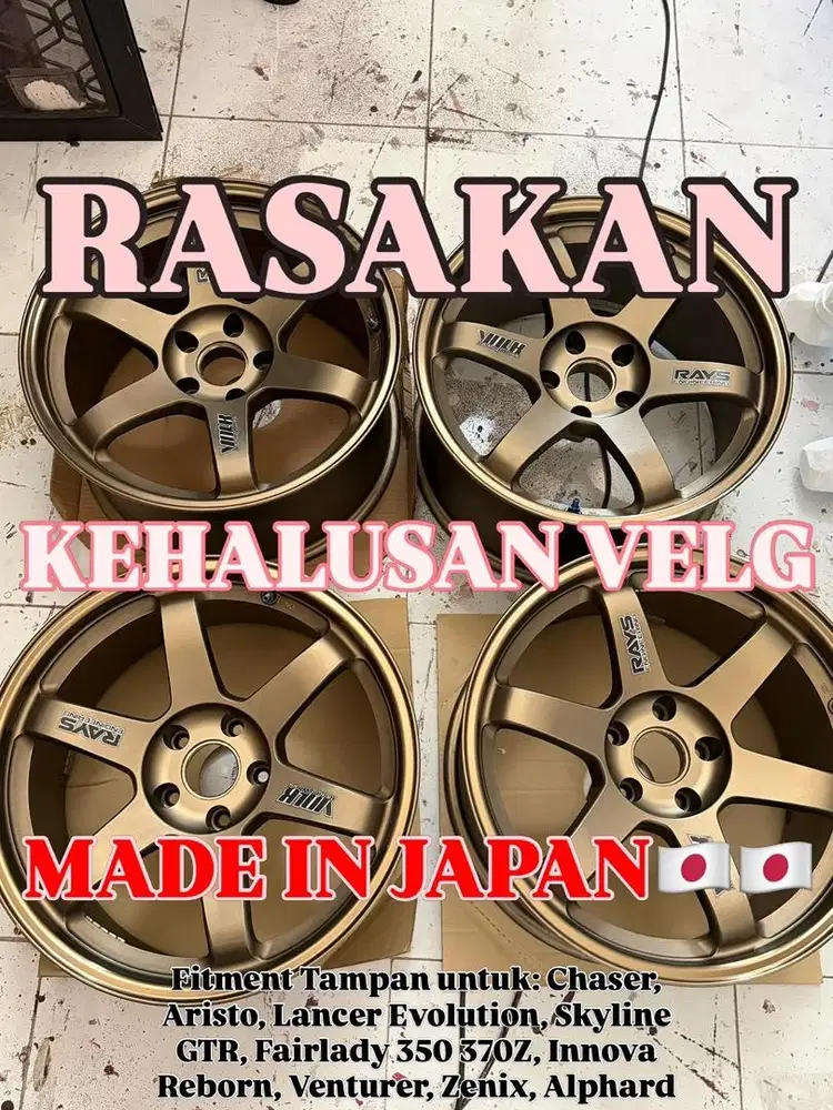 Velg Ori Jepang Volk Rays TE37 Innova venturer chaser fairlady skyline