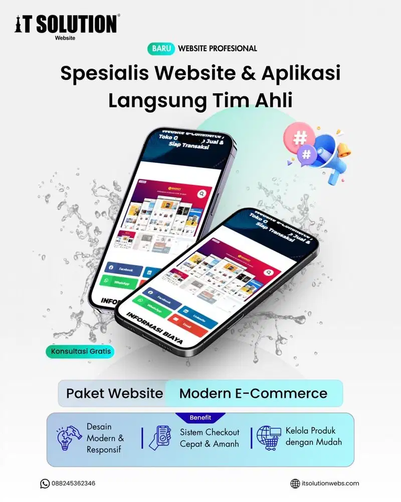 Website E-Commerce dan Marketplace Profesional