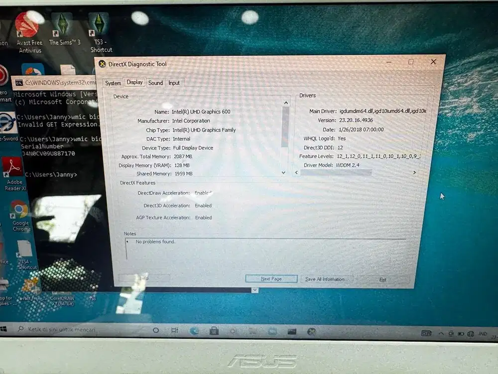 Asus windows 10