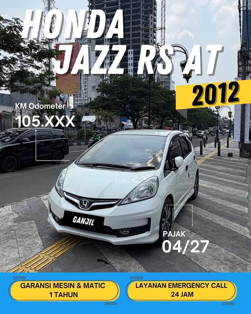HONDA JAZZ RS AT MATIC 2015 GANJIL